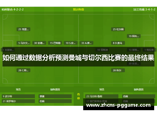 如何通过数据分析预测曼城与切尔西比赛的最终结果